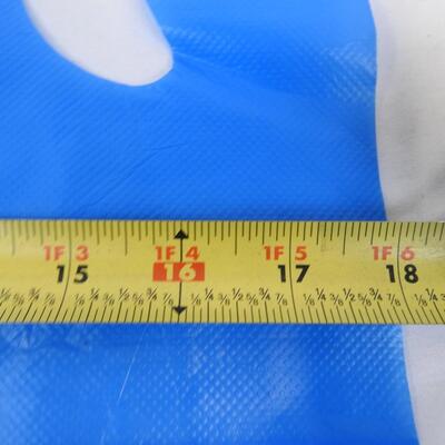 Large Lot Blue Plastic Bags, 12x18, NEW