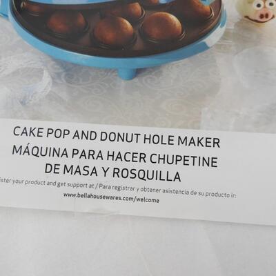 Two Cooking Machines: Bella Cake Pop /Donut Hole Maker, Veggetti Spaghetti Maker
