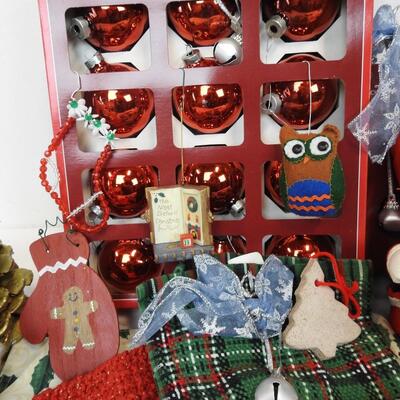 Holiday Decor and Ornaments and Tablecloths