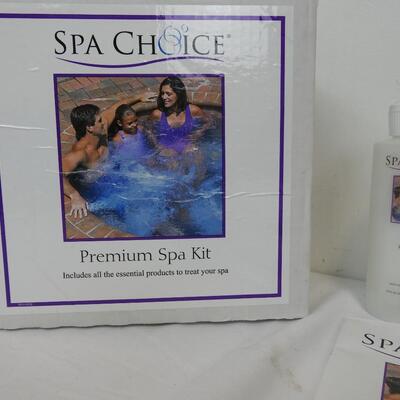 Spa Choice Premium Spa Kit, Includes Lotions, Powder, and Spa Guide Booklet