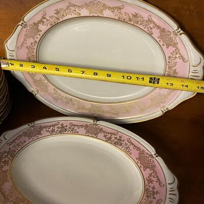 lot of 85pc Bavaria Winterling China from Germany Pink and Gold