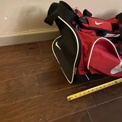Nike Sports Duffle Bag Red and Black