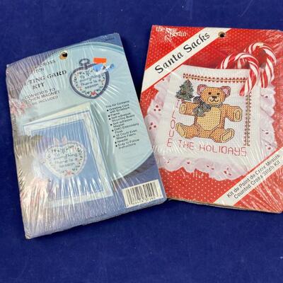 lot of 2 cross stitch new