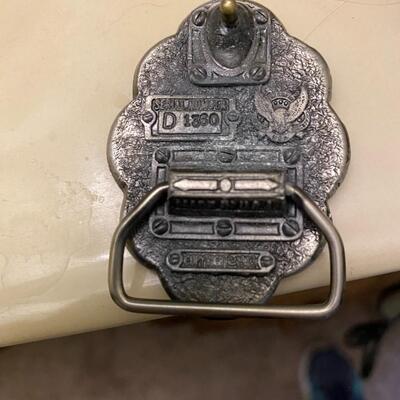 1983 Made in the USA Coin belt buckle limited edition with serial number