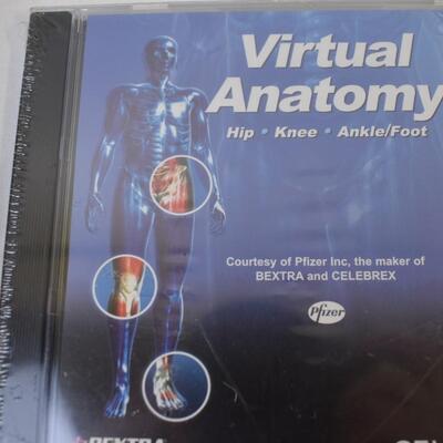 4 CD's Clint Black-Tippet 2 DVD Games, Virtual Anatomy New, Old Stock