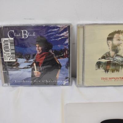 4 CD's Clint Black-Tippet 2 DVD Games, Virtual Anatomy New, Old Stock