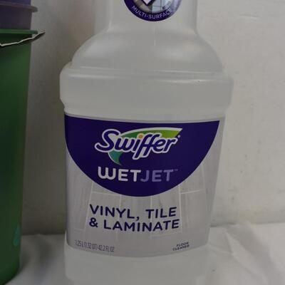 WetJet Refill, 4 pk 24 oz Colored Tumblers, 10 inch rolling pin. - New
