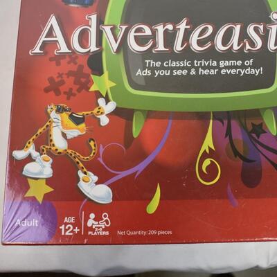 Adverteasing Game Age 12+ Trivia game of Ads you see & hear everyday! - New
