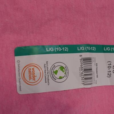 5 T-Shirts Total: 3 Adult- L/G (11-13), 2-L/G (10-12) Children. - New