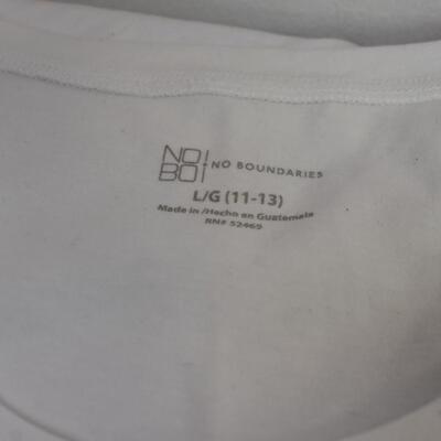5 T-Shirts Total: 3 Adult- L/G (11-13), 2-L/G (10-12) Children. - New