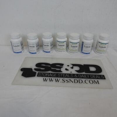 7 Bottles of 20mg Lutein Dietary Supplement - New
