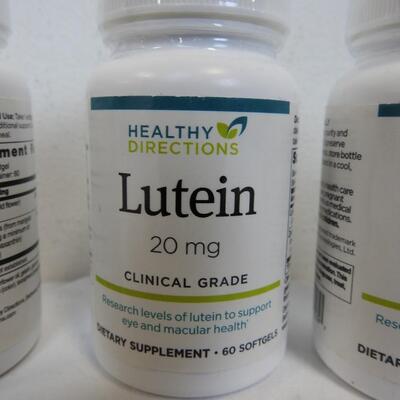 7 Bottles of 20mg Lutein Dietary Supplement - New
