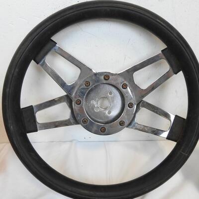 13 pc Car Accessory & Wash Items: Steering Wheel, Drive Belt, Wash & Wax Soap