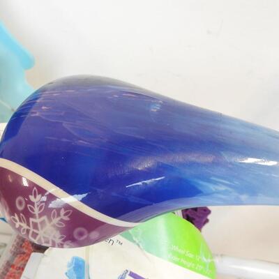12" Wheel Kid Bike with Frozen Decals.  Rider Height: 2'0"-3' 2" Good Condition