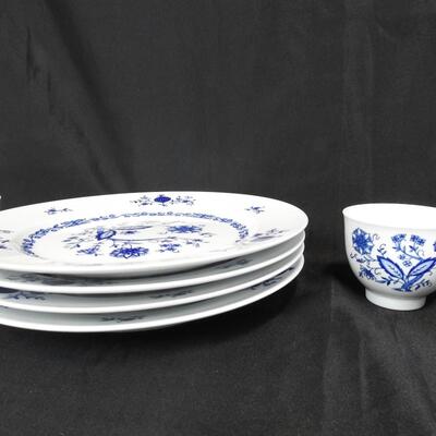 5 Place Setting China Plates & Cups: "Christina Porcelain" by Seltman Weldmann