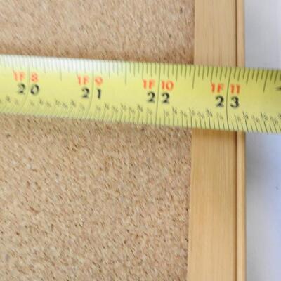 3 Pieces: White Board, Cork Board, Metal Board, SEE Pictures For Sizes