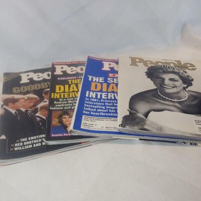 Collection of Lady Diana Magazines