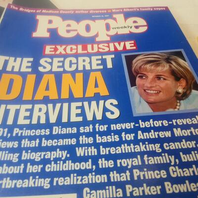 Collection of Lady Diana Magazines