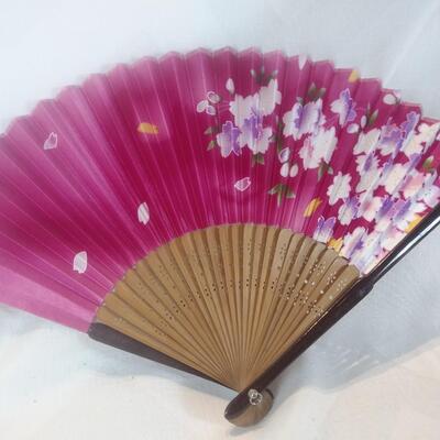 Wood and Fabric Fans