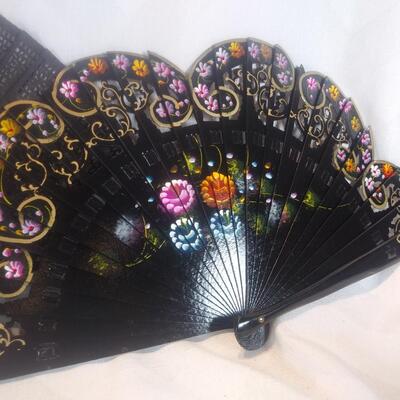 Pierced Ornate Wooden Fans