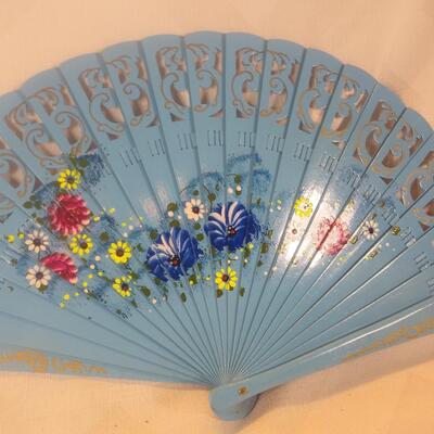 Pierced Ornate Wooden Fans