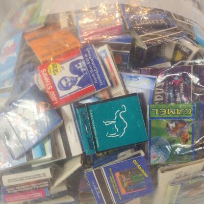 Huge Bag of Vintage Match Books