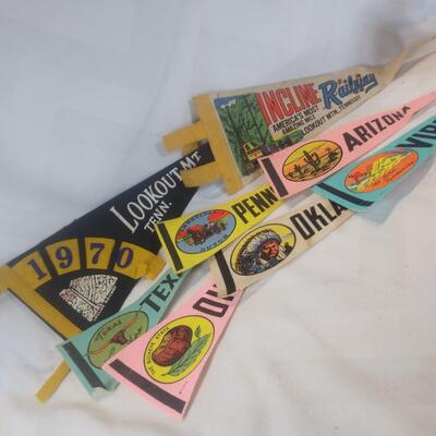 Vintage Souvenir Pennants