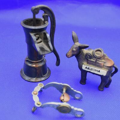 Horse bit, Arizona donkey, well pump