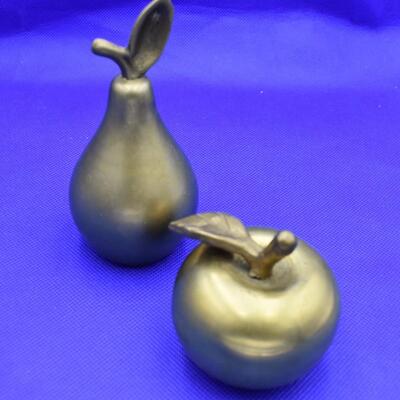 Gold Pear and apple bells