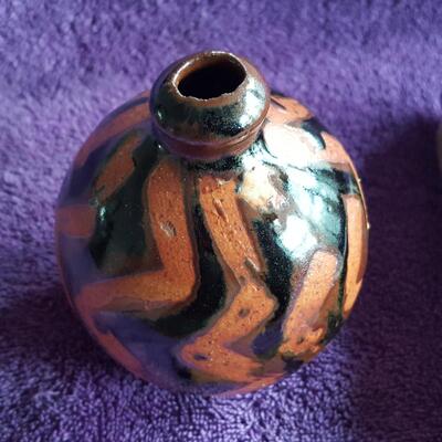 Laurel & Hardy Hand Worked Pottery