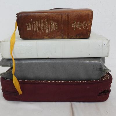 Bibles, 1 LDS Quad, 1 Bible Has Carrying Case, 1 Bible Precious Moments