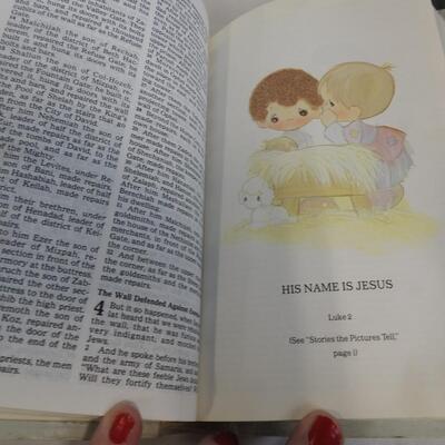 Bibles, 1 LDS Quad, 1 Bible Has Carrying Case, 1 Bible Precious Moments