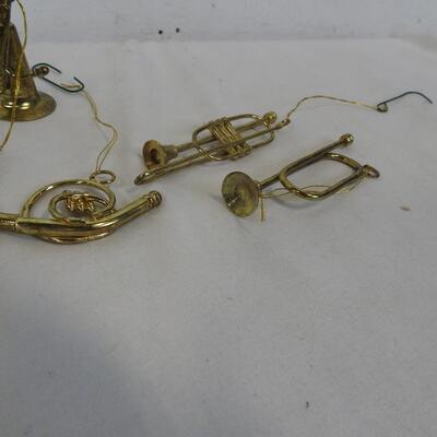 Brass(?) Instruments Ornaments