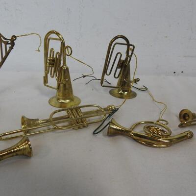 Brass(?) Instruments Ornaments