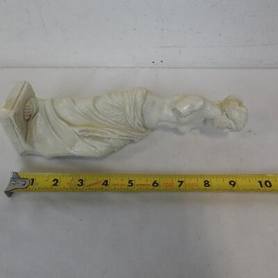 Venus De Milo/Aphrodite 9" Plaster & Paint Statuette