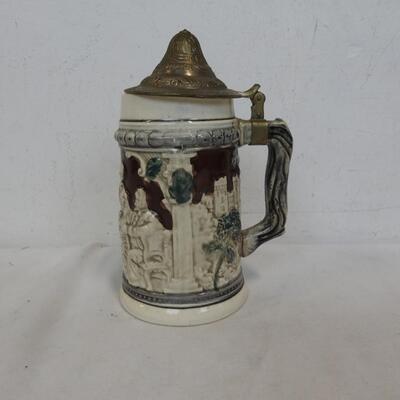 Beer Stein with painted Design