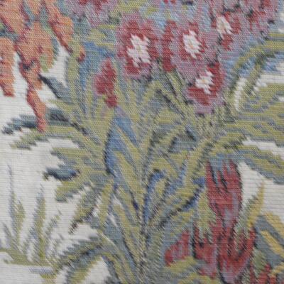 Jordache Tapestry Garment Bag, Several Pockets, Hanger, Folds To Make Compact