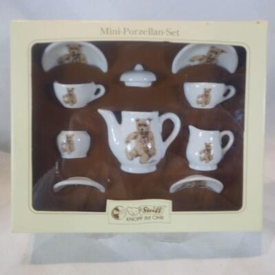 Steiff Miniature Toy Tea Set