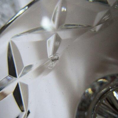 Cut Glass Cracker Jar, Unmarked