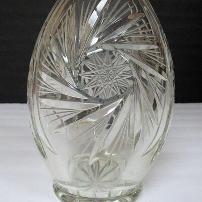 Tall Glass Decanter, No Stopper
