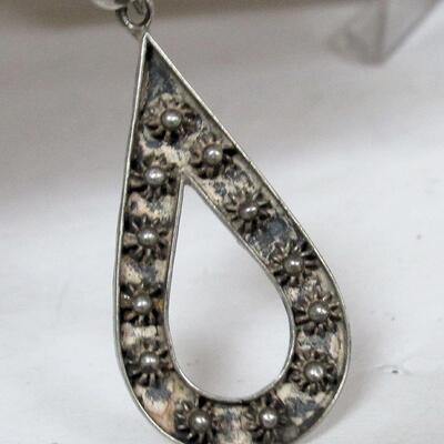 Sterling Charm Bracelet With One Unmarked Charm