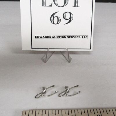 Vintage Sterling Wishbone Earrings