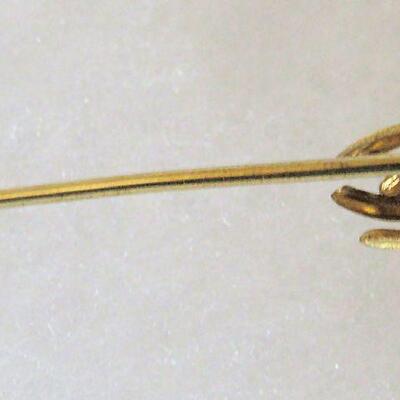 Vintage Small Hat Pins or Lapel Pins, 1 Opal Stone