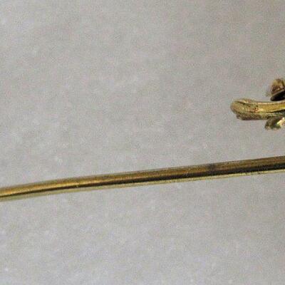 Vintage Small Hat Pins or Lapel Pins, 1 Opal Stone