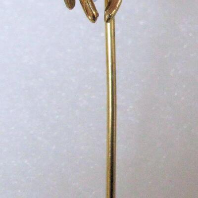 Vintage Small Hat Pins or Lapel Pins, 1 Opal Stone