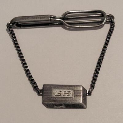 Vintage Sterling Swank Tie Bar Clip