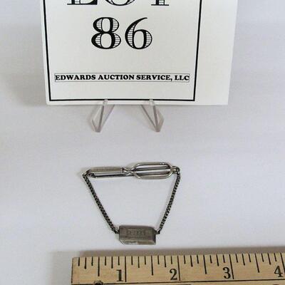 Vintage Sterling Swank Tie Bar Clip