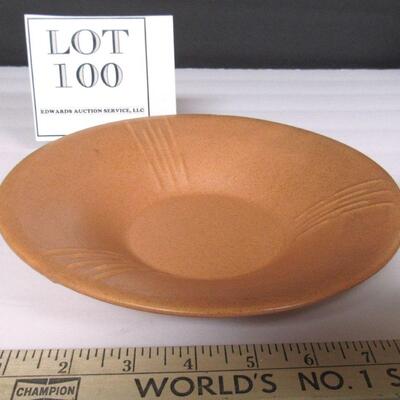 Mid Century Modern Pottery Shallow Bowl