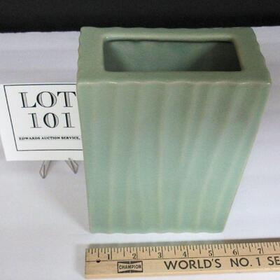 MCM Heavy Pottery Planter Vase, Unmarked