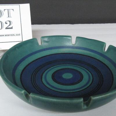 Fabulous Mid Century Modern Ashtray, Gliddon, Gulfstream Pattern, Designed by Fong Chow